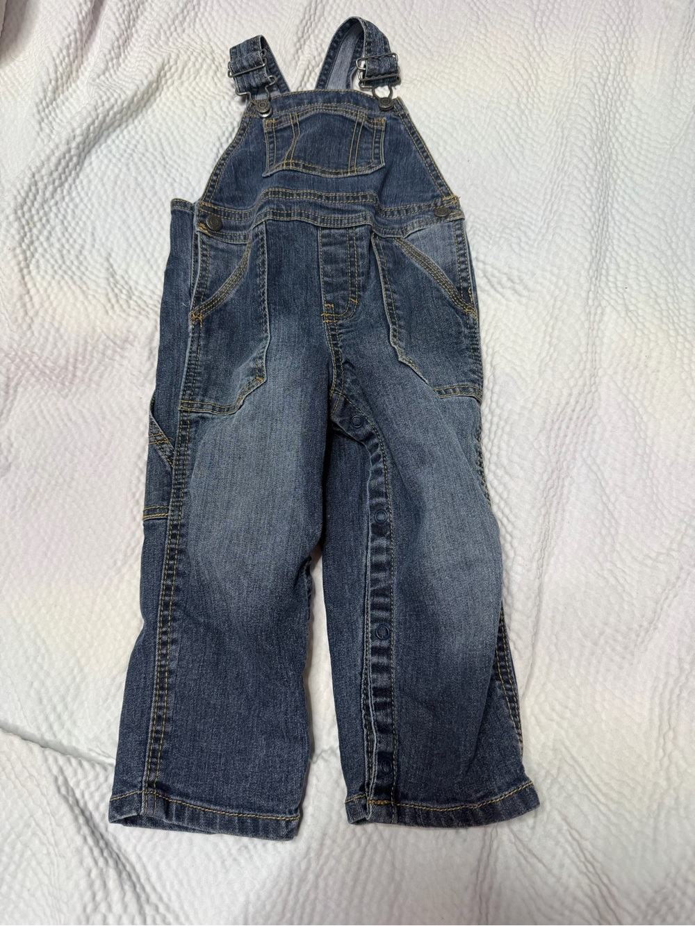 Arizona Jean Company Kids Blue Denim Overalls